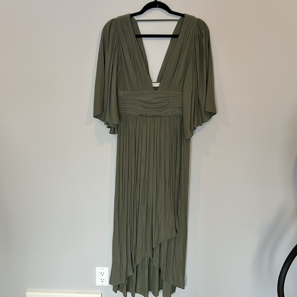 Ramy Brook Kinslie Dress Olive - Picture 4 of 10